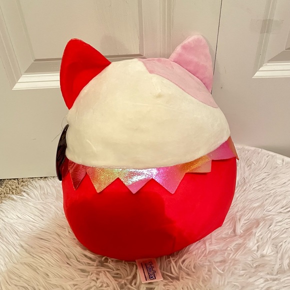 NWT Karina the Cat Pink and Red Twizzlers 12” Squishmallows - Picture 2 of 3